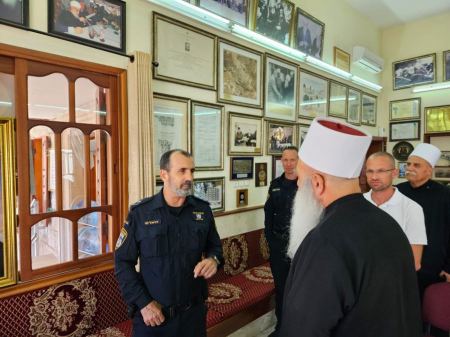 داني ليفي يلتقي بالرئيس الروحي للطائفة الدرزية في قرية جولس
